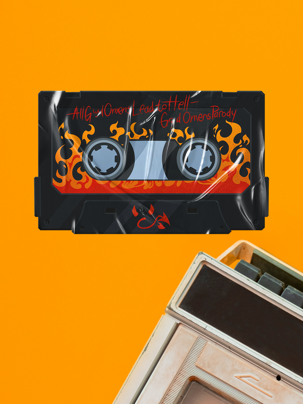 Hillywood Cassette Tape Stickers