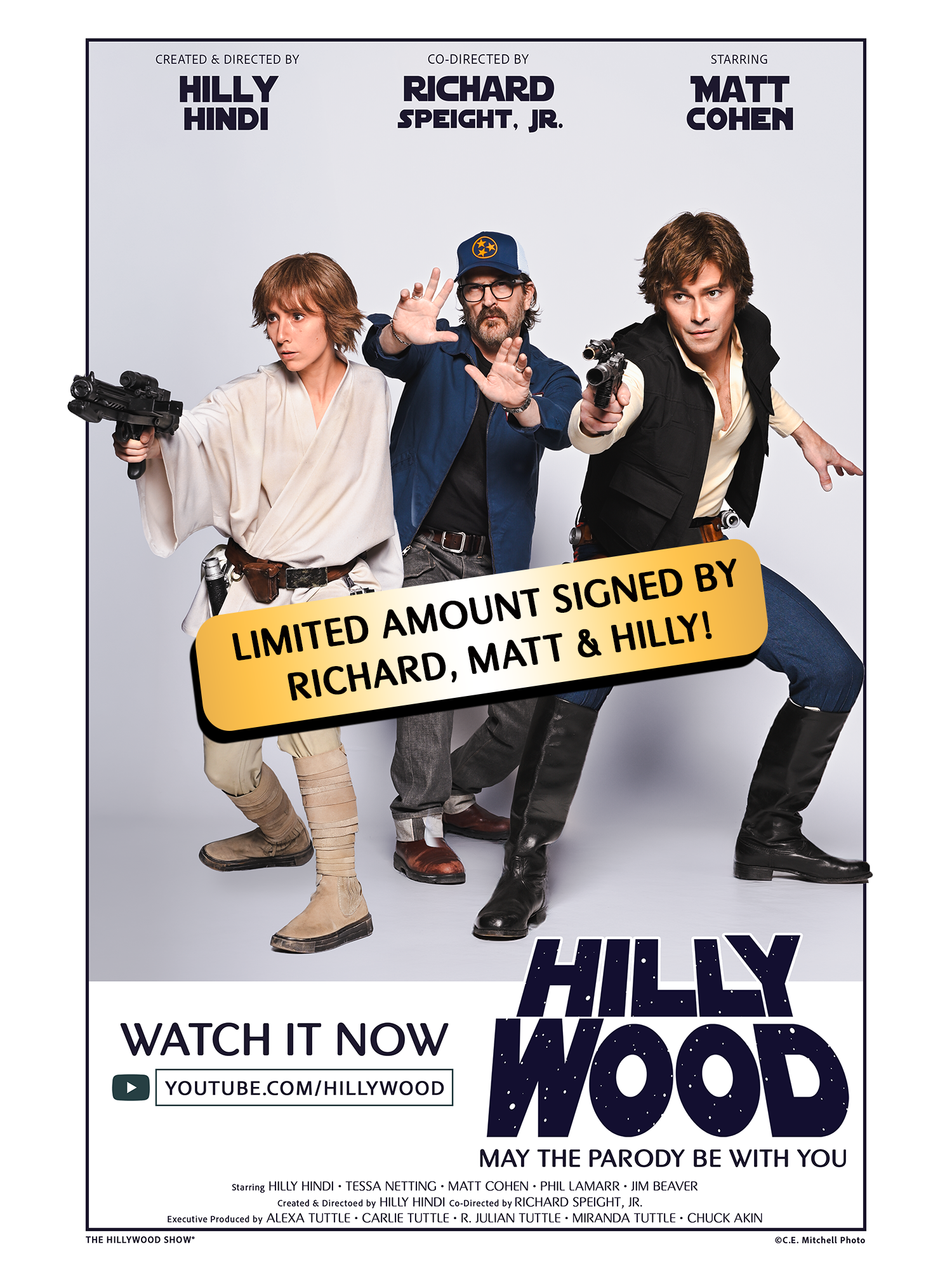 LIMITED EDITION: Galatic Trio │ 11x17 Autographed Poster